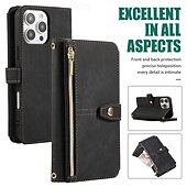 economico Cover per iPhone-telefono Custodia Per iPhone 16 Pro Max Plus iPhone 15 Pro Max Plus iPhone 14 13 12 11 Pro Max Plus Mini iPhone 14 Pro Max iPhone 13 12 11 Pro Max Per retro Con supporto Cerniera con cordino Retrò