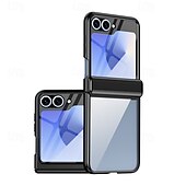 Недорогие Чехлы для Samsung-телефон Кейс для Назначение Z-флип 6 Z Flip 5 Кейс на заднюю панель и протектор экрана Защита от удара Ретро Покрытие ПК