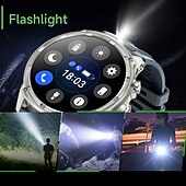 Χαμηλού Κόστους Smartwatch-νέο αθλητικό smartwatch bluetooth 1,85 ιντσών για άνδρες γυναίκες ενσωματωμένο έξυπνο φωνητικό βοηθό bluetooth κλήση παρακολούθησης συνολικής υγείας