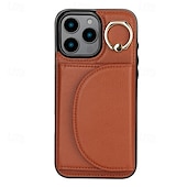 tanie Etui do iPhone&#039;ów-telefon Kılıf Na iPhone&#039;a 16 Pro Max Plusa iPhone&#039;a 15 Pro MaxPlus iPhone 14 13 12 11 Pro Max Plus iPhone 14 Pro Max iPhone 13 12 11 Pro Max Osłona tylna Uchwyt pierścieniowy Gniazdo karty Odporny na