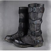 Χαμηλού Κόστους Υποδήματα-Ρετρό / Βίντατζ Μεσαίωνα Χορός μεταμφιεσμένων Γκέτες Κάλυμμα παπουτσιών Φανταχτερή Φόρεμα Ανδρικά Γιούνισεξ Πειρατής Steampunk Απόκριες Μασκάρεμα Επίδοση Πάρτι Σκηνή Ενηλίκων Κάλυμμα παπουτσιών