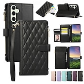 abordables Coques Samsung-téléphone Coque Pour S24 S24 Ultra Plus S24 FE S23 S22 S21 S20 Ultra Plus FE A54 A34 A14 A73 A53 A33 A23 A13 A72 A52 A32 A22 A12 A71 A51 A31 S25 Ultra Coque Arriere Avec Support fermeture Éclair avec