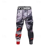 cheap Running Pants &amp; Tights-Men&#039;s Running Tights Leggings Compression Tights Leggings Patchwork Base Layer Outdoor Sports &amp; Outdoor Athletic Fall Quick Dry Soft Compression Sweat wicking Power Flex Marathon Running Workout