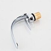 cheap Bathroom Sink Faucets-Wash Basin Mixer Tap Creative Design Brushed Gold Basin Mixer Tap Deck Mounted Cold and Hot Bathroom Faucet