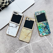 billige Samsung-etui-telefon Etui Til Samsung Galaxy Z Flip 5 Bakdeksel Støtsikker Kontor / Bedrift Herdet glass Belegg