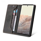abordables Coques autres téléphones-téléphone Coque Pour Pixel 9 Pro Pixel 9 Pro XL Pixel 8 Pro Pixel 8 Pixel 9 Pixel 7 Pixel 7 Pro Pixel 6 Pixel 6 Pro Coque Arriere Avec Support Fente pour carte Antichoc Rétro TPU faux cuir