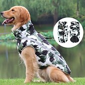 billige Frakker-Hunder Frakker Jakke Parka jakke med sele Reflekterende Varm Vannbestandig Hundeklær for Medium Large