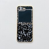 billige Samsung-etui-telefon Etui Til Samsung Galaxy Z Flip 5 Bakdeksel Støtsikker Kontor / Bedrift Herdet glass Belegg