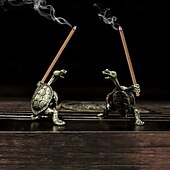 preiswerte Statuen-Räucherstäbchenhalter Schildkröte, Mini Räucherstäbchen Ornament kleiner Räucherstäbchenhalter, Wohndeko