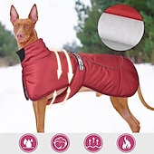 cheap Coats-Dog Coat Jacket Parka Jacket with Harness Reflective Warm Water-Resistant Outdoor Dog Clothing for Medium Large