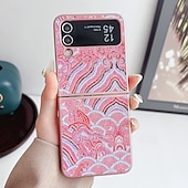 お買い得  サムスン用ケース-電話 ケース 用途 Zフリップ6 Z Flip 5 Z Flip 4 バックカバー スタンド付き 耐衝撃 レトロ風 繊維 PC