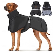 cheap Coats-Dog Coat Jacket Parka Jacket with Harness Reflective Warm Water-Resistant Outdoor Dog Clothing for Medium Large