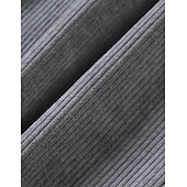 cheap Sweatpants-Men&#039;s Sweatpants Joggers Corduroy Pants Trousers Casual Pants Pocket Drawstring Elastic Waist Plain Comfort Soft Full Length Sports Outdoor Casual Daily Fashion Stylish Black Khaki