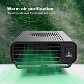 preiswerte Autoheizgeräte-Auto-Defroster/Defogger, tragbarer Auto-Heizungslüfter, Defroster/Defogger, Kühl- und Heizlüfter, Warmluftgebläse, 12 V/24 V, 120 W