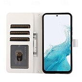cheap Samsung Cases-Phone Case For S24 Ultra S24 Plus S24 S24 FE S23 S22 S21 S20 Ultra Plus FE A55 A35 A25 A15 5G A54 A34 A14 A73 A53 A33 A23 A13 A72 A52 A32 A22 A12 A51 Flip Cover with Stand Holder Zipper with Wrist