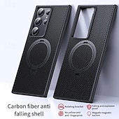 お買い得  サムスン用ケース-電話 ケース 用途 S24 Ultra S24 Plus S24 S23 S23 Ultra S23 Plus S25ウルトラ バックカバー スタンド付き 磁石バックル ワイヤレス充電をサポート レトロ風 TPU シリコーン