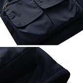 preiswerte Westen-Herren Weste für Wanderer Wander-Fleeceweste Ärmellos Weste Außen Atmungsaktiv Komfortabel Tasche Polyester Dunkelgrau Schwarz Gelb Jagd Angeln Klettern