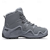 cheap Hiking Boots-Men&#039;s Waterproof Winter Hiking Boots with Fur Lining – Insulated Outdoor Snow Boots for Cold Weather