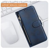 رخيصةأون جراب للهواتف الأخرى-هاتف غطاء من أجل بكسل 9 برو بيكسل 9 برو اكس ال Pixel 8 Pro Pixel 8 بكسل 9 Pixel 7 Pixel 7 Pro Pixel 6 Pixel 6 Pro غطاء خلفي مع حامل سحاب دعم الشحن اللاسلكي مكتب  /  الأعمال TPU جلد PU