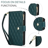 abordables Otras carcasas-teléfono Funda Para Píxel 9 Pro Pixel 9 Pro XL Pixel 8 Pro Pixel 8 Píxel 9 Pixel 7 Pixel 7 Pro Pixel 6 Pixel 6 Pro Funda Trasera con Soporte Cremallera con cordón Retro TPU Cuero de PU