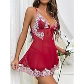 economico Regali-Camicia da notte Babydoll Lingerie perizoma pigiama sexy da donna per adulti regalo di San Valentino per lei