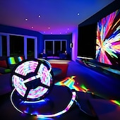 お買い得  リモコンコントロール-LED ストリップ ライト 20m ブルートゥース DIY カラーチェンジ 2835 RGB キット 隠しコントローラーとリモコン付き - 取り付け簡単 5m 10m 15m テレビのバックライト、部屋や寝室の装飾に