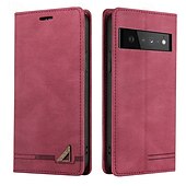abordables Coques autres téléphones-téléphone Coque Pour Pixel 9 Pro Pixel 9 Pro XL Pixel 8 Pro Pixel 8 Pixel 9 Pixel 7 Pixel 7 Pro Pixel 6 Pixel 6 Pro Coque Arriere Avec Support Fente pour carte Antichoc Rétro TPU faux cuir