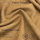 abordables Blazers pour hommes-Homme Blazer en faux suède Veste en faux suède Entreprise Soirée Cocktail Fête de Mariage Mode Décontractées Automne hiver Polyester Simili Daim Plein Bouton Poche Confortable Boutonnage Simple veste