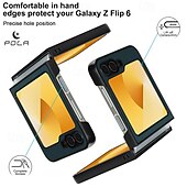 お買い得  サムスン用ケース-電話 ケース 用途 Zフリップ6 Z Flip 5 Z Flip 4 バックカバー スタンド付き 磁石バックル ワイヤレス充電をサポート レトロ風 TPU PUレザー