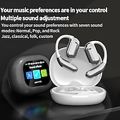 cheap TWS True Wireless Headphones-Smart Touch Screen Open Bluetooth Headset OWS Non-In-Ear Sports Headset
