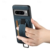 baratos Outras capas para telefone-telefone Capinha Para Pixel 9 Pro Pixel 9 Pro XL Pixel 8 Pro Pixel 8 Pixel 9 Pixel 7 Pixel 7 Pro Pixel 6 Pixel 6 Pro Capa traseira Com Suporte com pulseira Slot para cartão Retro TPU PC Couro PU