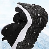 preiswerte Winter- und Schneestiefel-wasserdichte Winter-Wanderstiefel für Herren – rutschfeste Sohle, warmes Kunstfellfutter und Klettverschluss