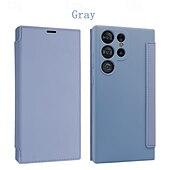 levne Pouzdra pro Samsung-Ochranný kryt na telefon pro S24 S24 Ultra Plus S23 Ultra Plus S23 S22 S22 Plus Ultra S25 Ultra zadní kryt se stojanem slotem na karty odolný proti nárazu retro TPU PU kůže