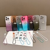 お買い得  iPhone用ケース-電話 ケース 用途 iPhone 16 Pro Max プラス iPhone 16 iPhone 16プロ iPhone 15 プロマックスプラス iPhone 14 13 12 Pro Max Plus iPhone 14 Pro Max iPhone 13 12 Pro Max バックカバー リストストラップ付き 耐衝撃 レトロ風 PC
