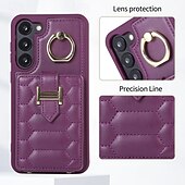 Недорогие Чехлы для Samsung-Чехол для телефона для S22 S21 S20 Plus Ultra S21 FE A54 A34 A14 A53 A12 A52 A13 5G A13 S20 FE с подставкой с ремешком на запястье ретро TPU PU кожа
