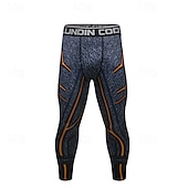cheap Running Pants &amp; Tights-Men&#039;s Running Tights Leggings Compression Tights Leggings Patchwork Base Layer Outdoor Sports &amp; Outdoor Athletic Fall Quick Dry Soft Compression Sweat wicking Power Flex Marathon Running Workout