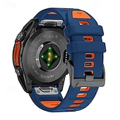 preiswerte Garmin-Uhrenarmbänder-Uhrenarmband für Garmin Fenix 8 47mm 51mm 7X 6 6X Pro Epix Pro Instinct 2X Approach S70 S62 S60 Forerunner 955 945 Epix Marq Descent Quatix 22mm 26mm Silikon Ersatz Gurt Quick Fit Verstellbar