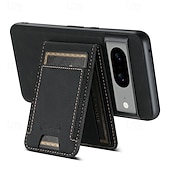 זול תיק טלפון אחר-טלפון מגן עבור Pixel 9 Pro Pixel 9 Pro XL Pixel 8 Pro Pixel 8 Pixel 7 Pixel 7 Pro Pixel 6 Pixel 6 Pro כיסוי אחורי עם מעמד ניתן לניתוק מגנטי רטרו TPU PC עור PU