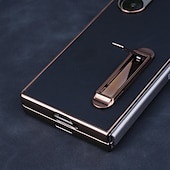 economico Cover Samsung-telefono Custodia Per Piegatura a Z 7 Z Fold 6 Z Fold 5 Z Fold 4 Z Fold 3 Custodia Portafoglio con Supporto Resistente agli urti Retrò Placcatura Pelle PU
