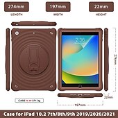 Недорогие чехол для iPad-Таблетка Чехлы панели Назначение Apple iPad Air 11 дюймов (2024 г.) iPad Air 13 дюймов (2024 г.) iPad Про 11 дюймов (2024 г.) iPad Про 13 дюймов (2024 г.) iPad 10,9 дюймов 10-й Айпад Эйр 5-й ipad 9th
