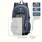abordables Mochila de senderismo-40 L Mochilas de Senderismo Mochila Cremallera Multi bolsillo - Resistente a la lluvia Diseño Anatómico Listo para vestir Duradero Al aire libre Senderismo Cámping Militar Nailon Negro Verde Ejército