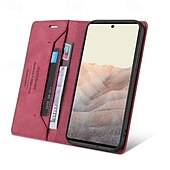 abordables Coques autres téléphones-téléphone Coque Pour Pixel 9 Pro Pixel 9 Pro XL Pixel 8 Pro Pixel 8 Pixel 9 Pixel 7 Pixel 7 Pro Pixel 6 Pixel 6 Pro Coque Arriere Avec Support Fente pour carte Antichoc Rétro TPU faux cuir