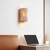 halpa Sisätilojen seinävalaisimet-wabi-sabi keltainen travertiini puolisylinterinen led seinälamppu lamppu led tunnelma valo portaikko piha retro parveke kylpyhuone keltainen travertiini 110-240v 10 w