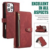 economico Cover per iPhone-telefono Custodia Per iPhone 16 Pro Max Plus iPhone 15 Pro Max Plus iPhone 14 13 12 11 Pro Max Plus Mini iPhone 14 Pro Max iPhone 13 12 11 Pro Max Per retro Con supporto Cerniera con cordino Retrò
