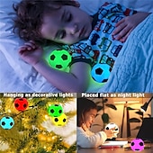 halpa Vedenalaiset valot-rgb kelluva led-urheilupallo yövalo, usb-ladattavat vedenpitävät uima-altaan valot lapsille, ulkopuutarha, uima-allas  &amp; lahja jalkapallo, koripallo ja baseball 6/4/2/1kpl