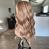 economico Parrucche lace front capelli veri-Capelli umani di Remy 13x4 Pizzo Frontale Parrucca Parte libera Peruviano Ondulato Biondo Marrone Multicolore Parrucca 130% 150% Densità dei capelli Capelli schiariti Capelli evidenziati / balayage