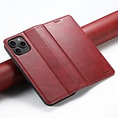 cheap iPhone Cases-Phone Case For iPhone 16 Pro Max Plus iPhone 15 Pro Max Plus iPhone 14 13 12 11 Pro Max Plus Mini iPhone 14 Pro Max iPhone 13 12 11 Pro Max Back Cover with Stand Holder Magnetic Card Slot Retro PC PU