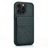 お買い得  iPhone用ケース-電話 ケース 用途 iPhone 16 Pro Max プラス iPhone 15 プロマックスプラス iPhone15 iPhone 14 Pro Max iPhone 13 12 11 Pro Max バックカバー スタンド付き カード挿入口 耐衝撃 レトロ風 TPU PUレザー