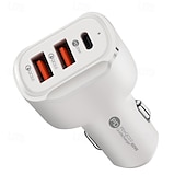 billige Billader-usb c billader pd billader adapter 3 porter mini usb billader 30w hurtiglader biladapter