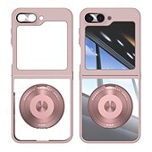 levne Pouzdra pro Samsung-telefon Carcasă Pro Z Flip 7 Z Flip 6 Z Flip 5 Zadní kryt se stojánkem Nárazuvzdorné Retro TPU PC
